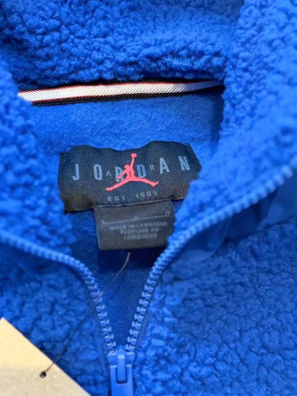 Jordan Flight High-Pile Fleece Pullover Hoodie Game Royal FV7452-480 SZ LG $120